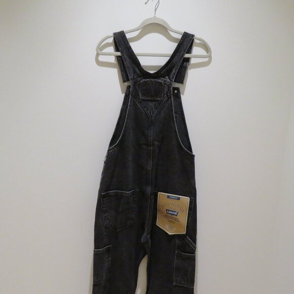 LEVI'S Premium Red Tab™ Men's Overalls in Darkly Wash Black Utility Workwear NWT - Picture 13 of 16